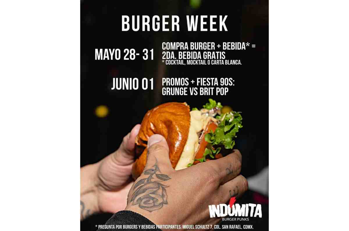 3. Burger Week de Indómita