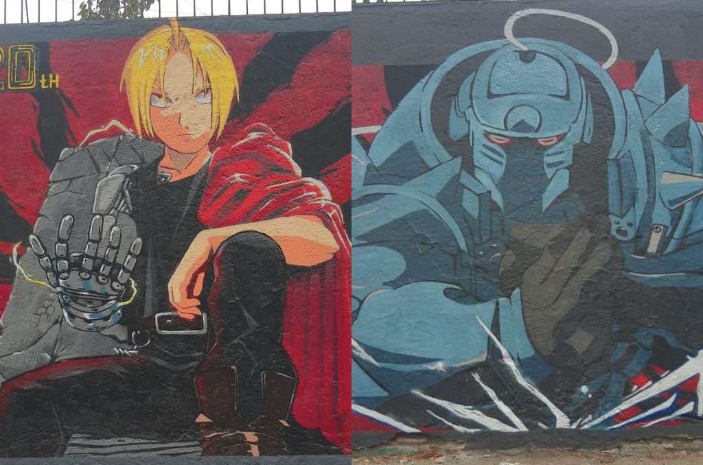 Fullmetal Alchemist murales CDMX