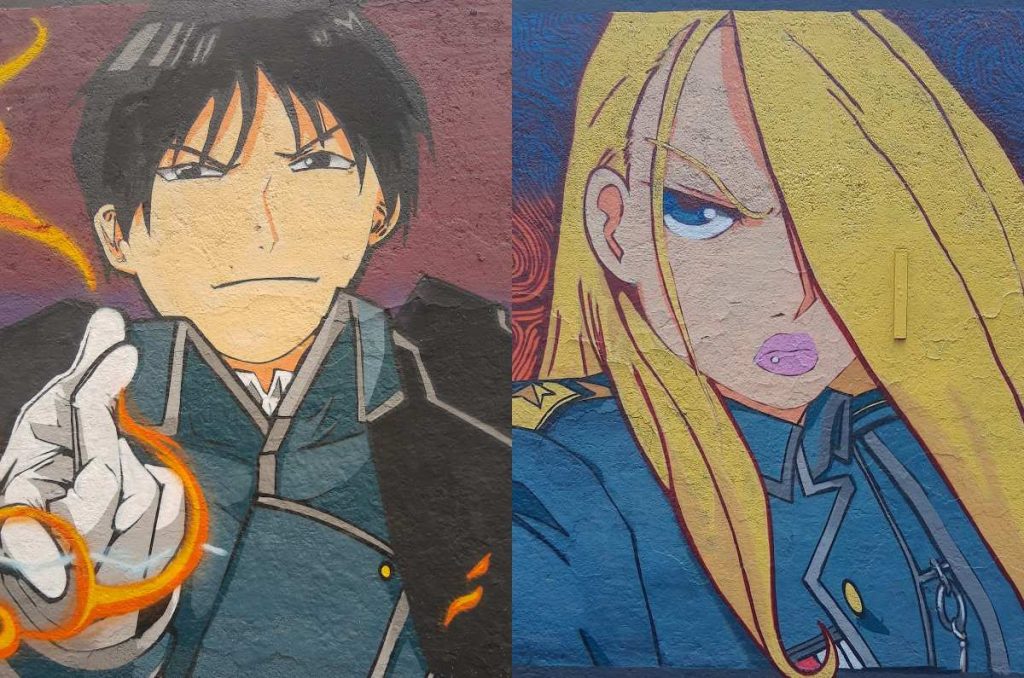 Fullmetal Alchemist murales CDMX