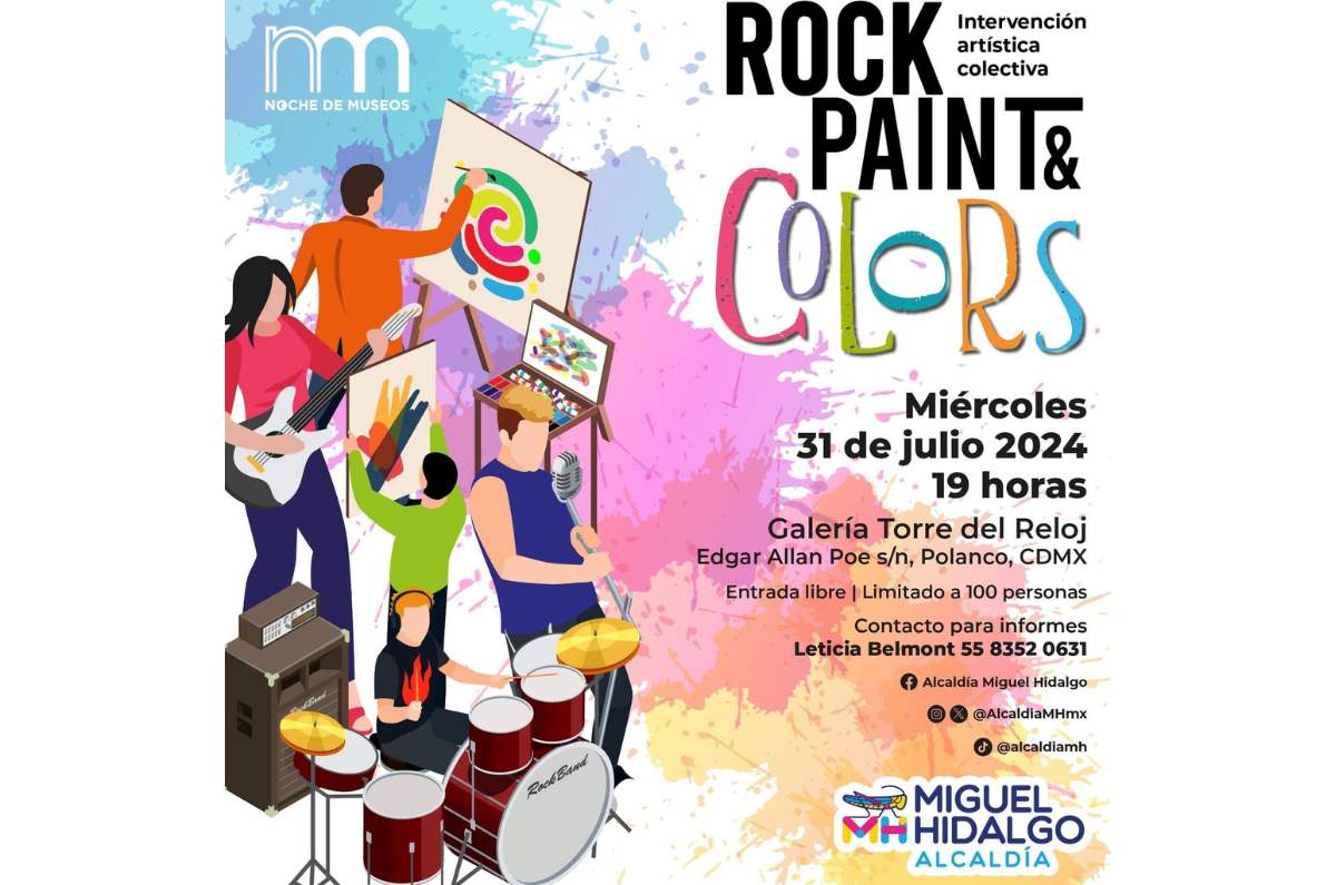 Rock, paint and colors