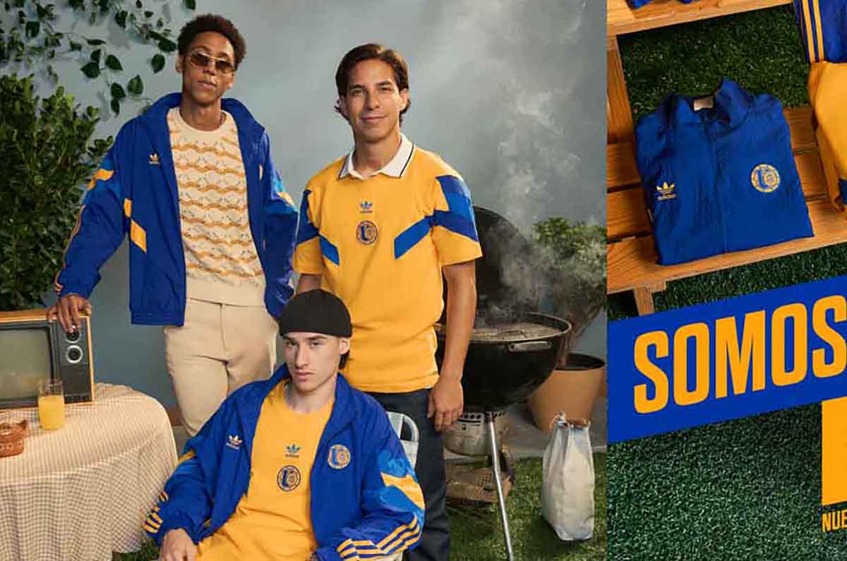 Tigres y Adidas lanzan una colección de lujo inspirada en los 80