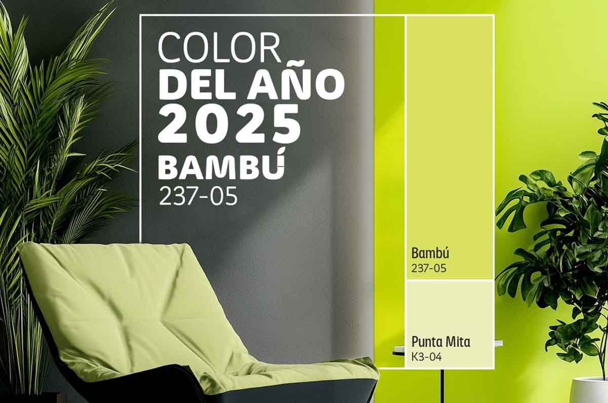 El Color del Año Comex 2025: Bambú 237-05.