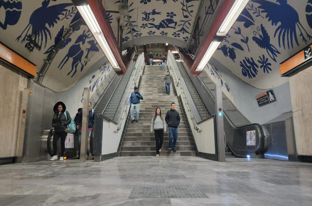 Metro CDMX: Línea 7 inaugura tres nuevas escaleras eléctricas