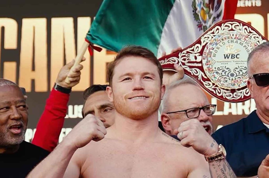 Canelo dará una clase masiva de box en el Zócalo de CDMX.