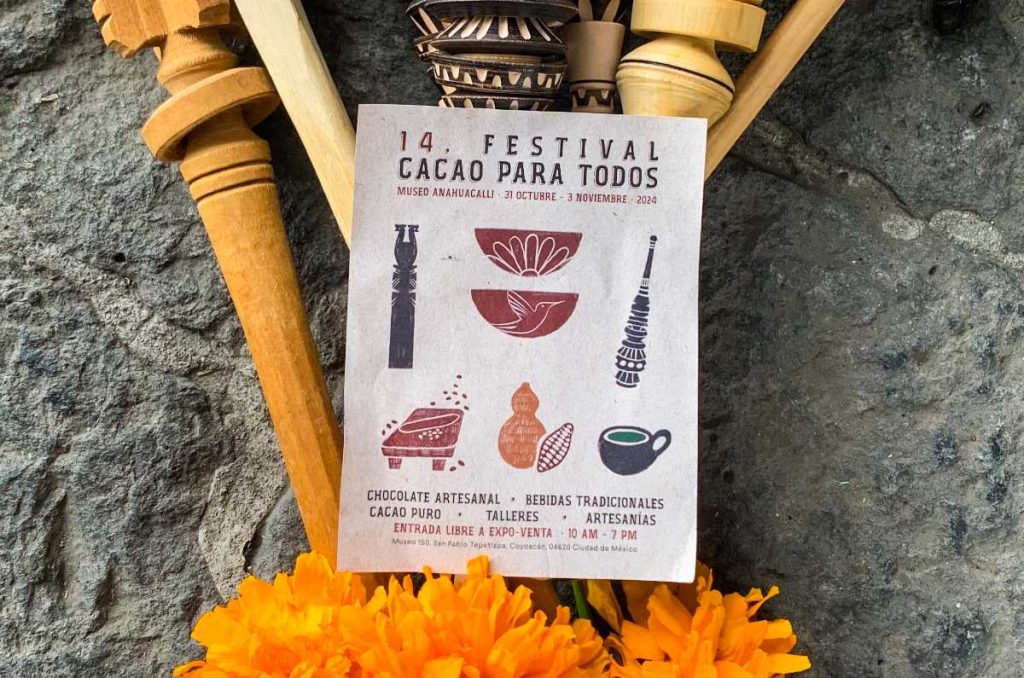 En el Festival Cacao Para Todos puedes disfrutar bebidas tradicionales, comida mexicana, música en vivo, danza y sobre todo: mucho chocolate.