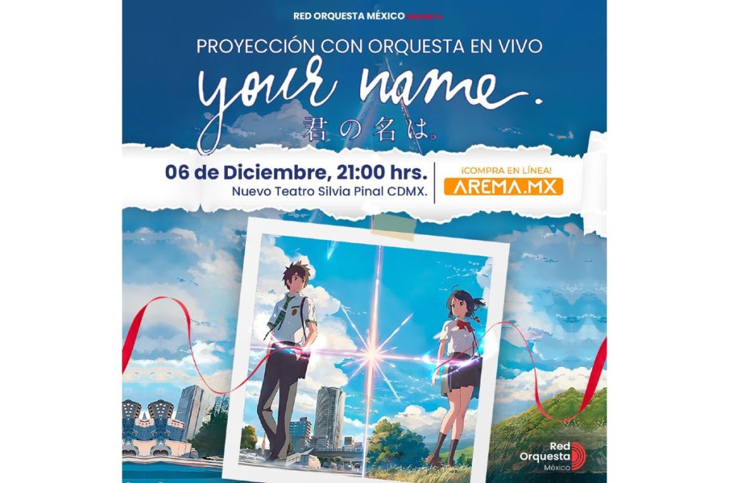 Your Name película concierto sinfónico navideño CDMX