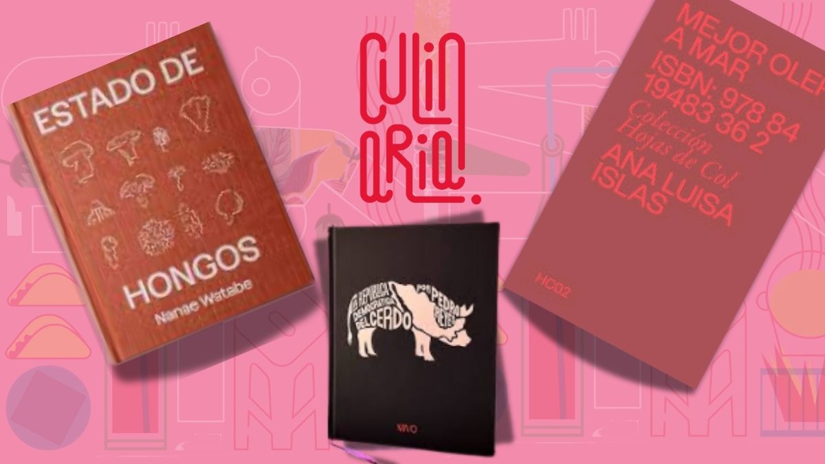Presentación de libros en Culinaria Mx