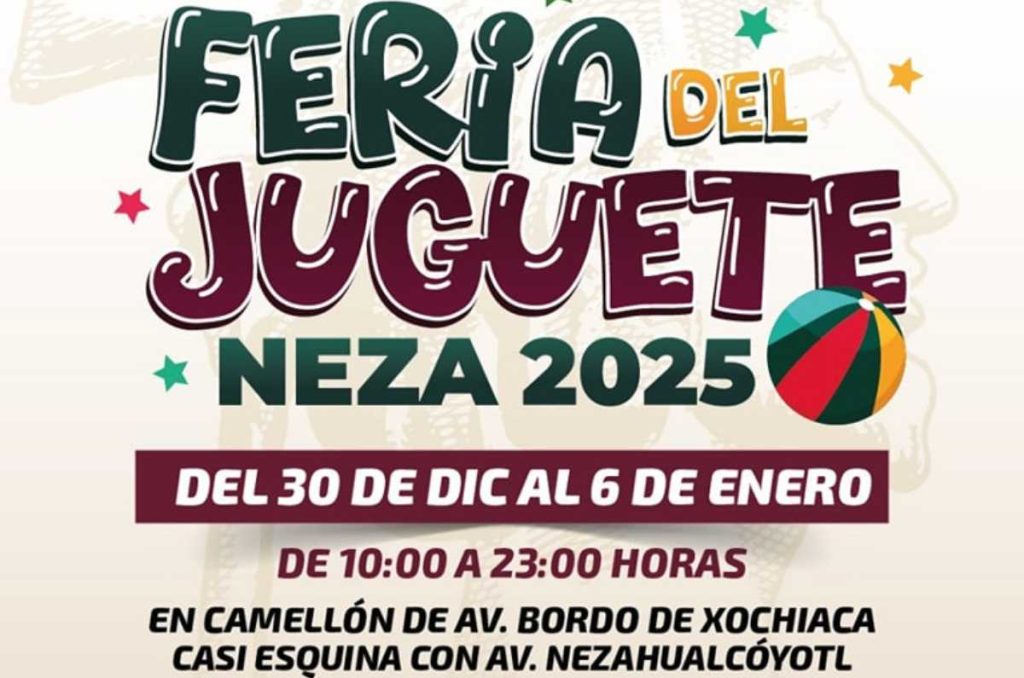 feria del juguete 2025 neza