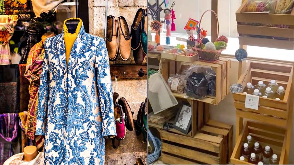 Bazar en el hippie fest con productos organicos