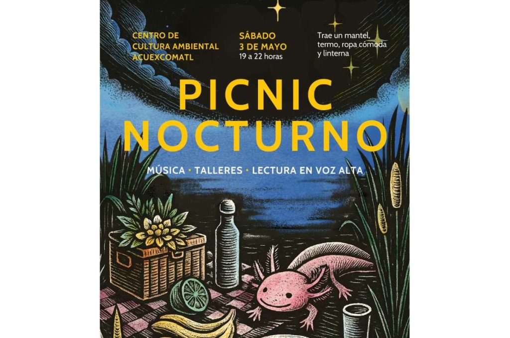 Dónde y cuándo es el picnic nocturno en Xochimilco 2025