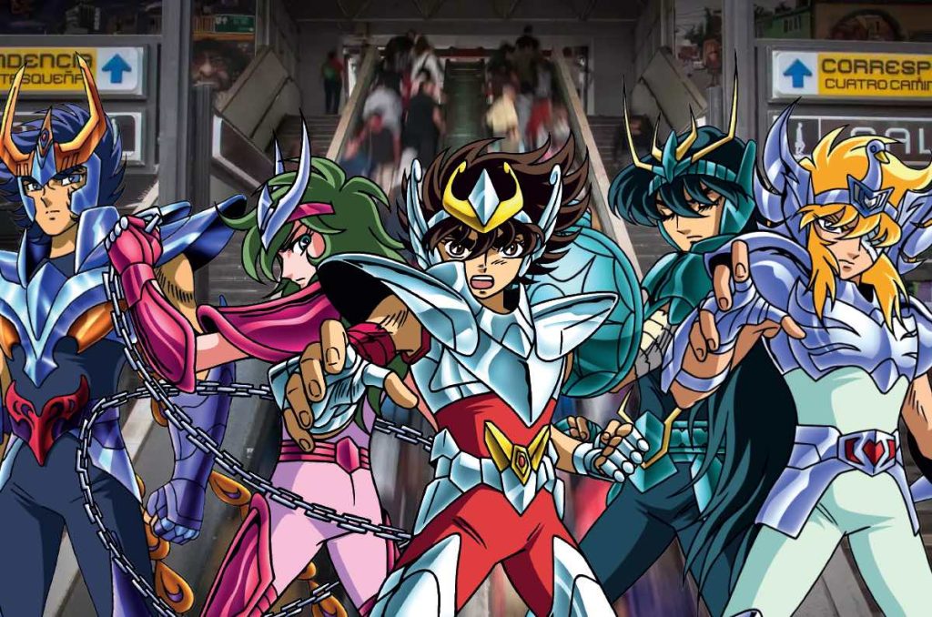 Caballeros del Zodiaco exposición gratis Metro CDMX