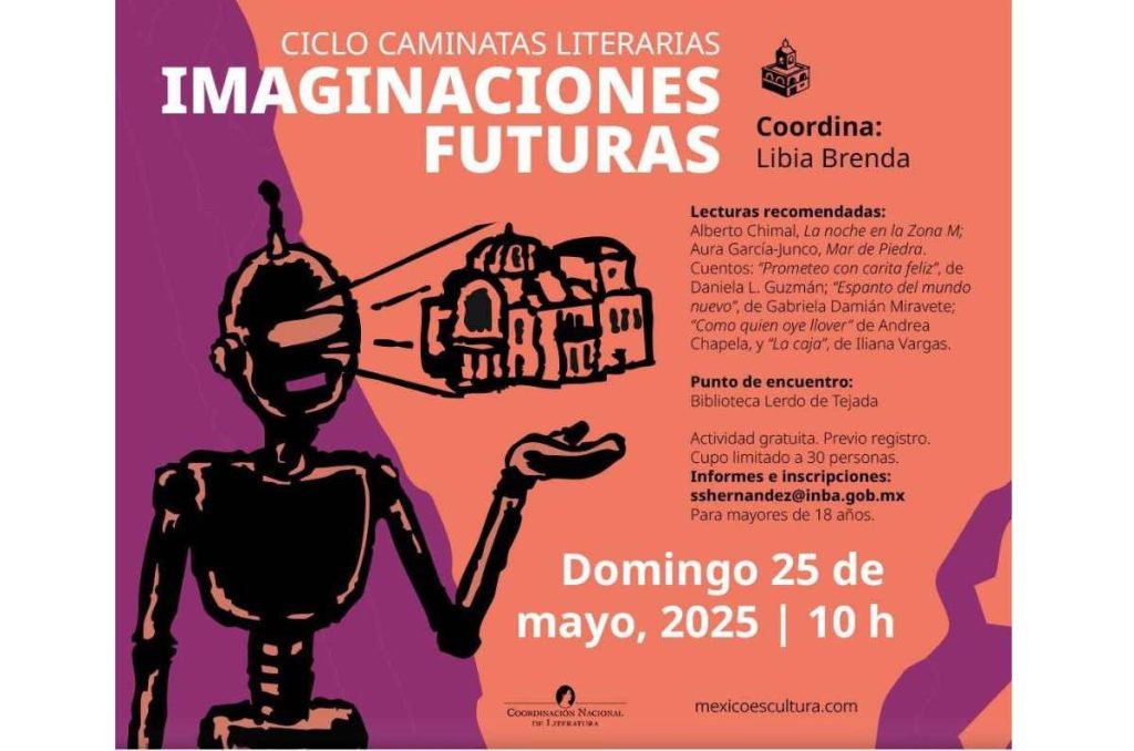 Un paseo entre letras participa en la Caminata Literaria por el corazón de CDMX