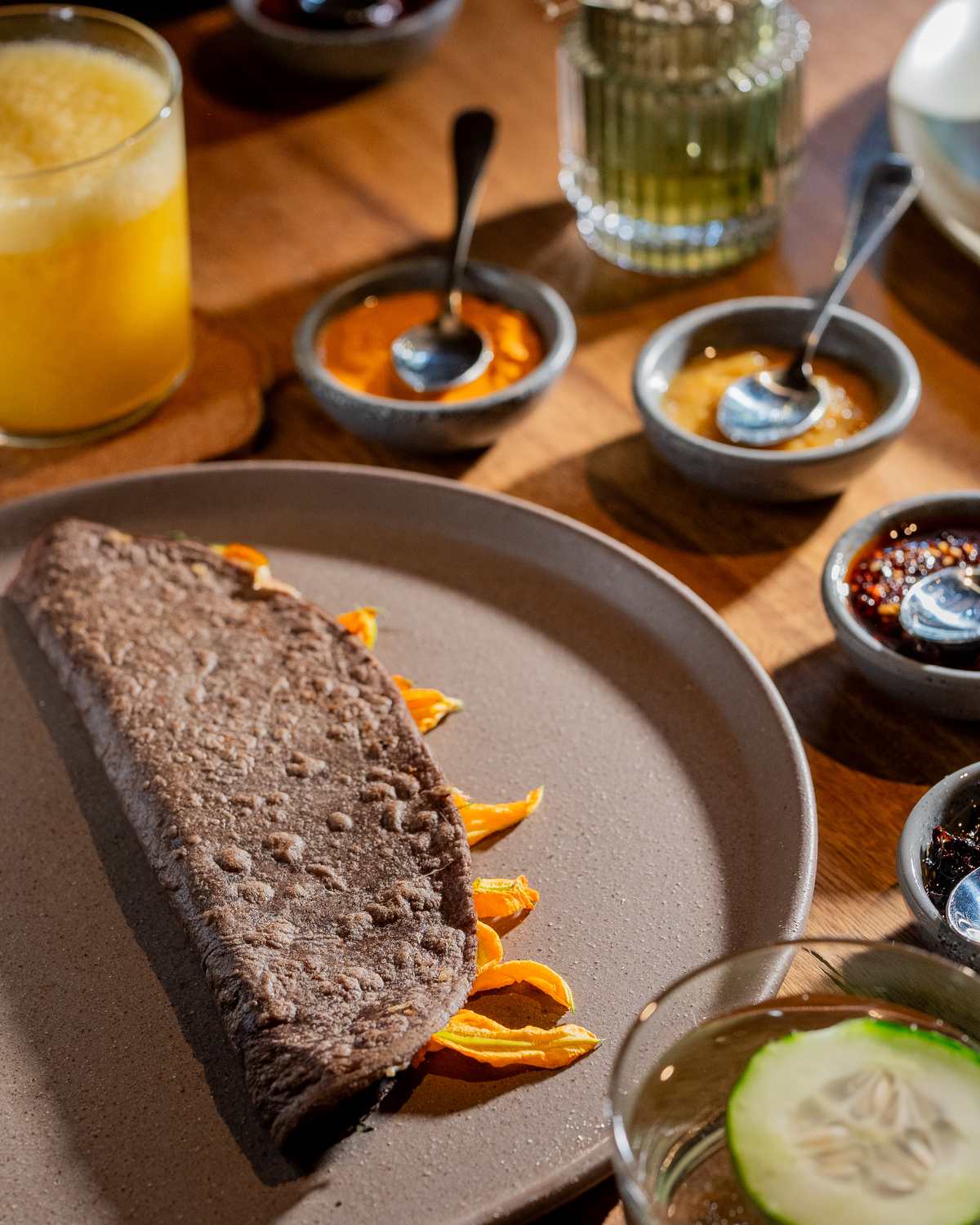 Quesadilla de Flor de Calabaza 