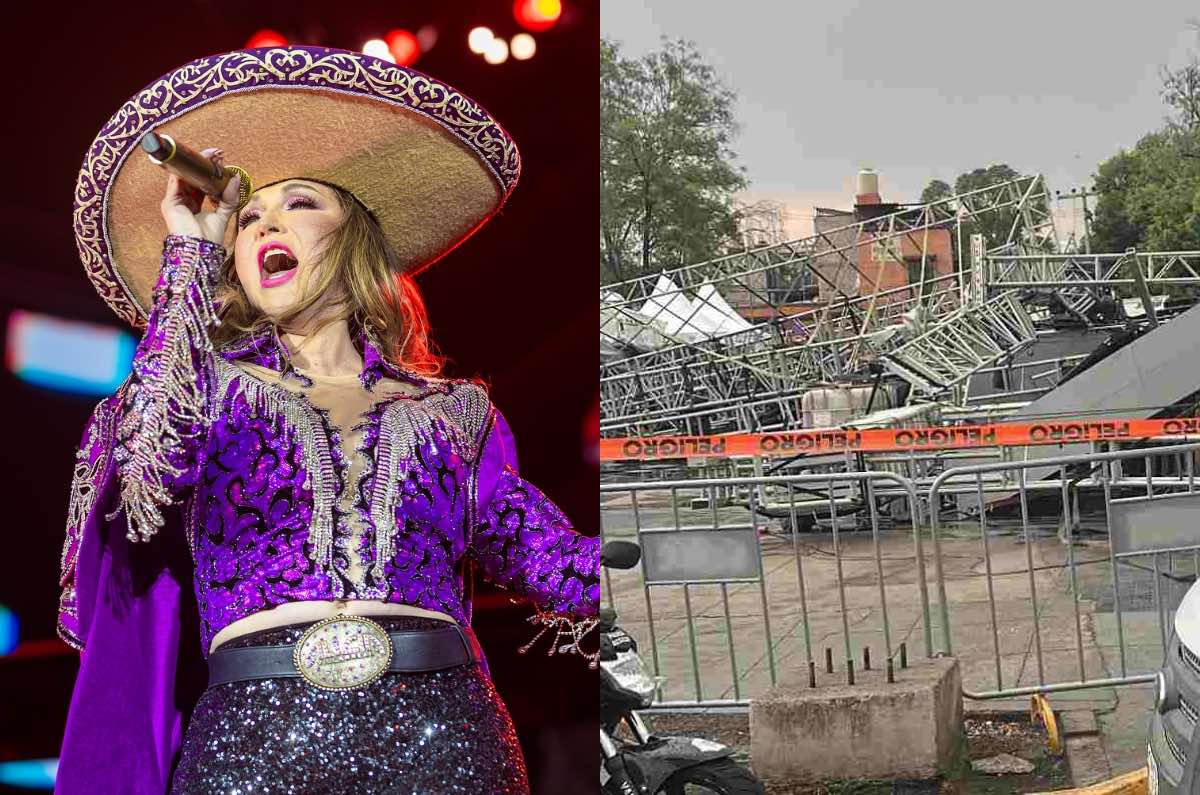 Cae escenario previo a concierto del Día en la Madre en la GAM