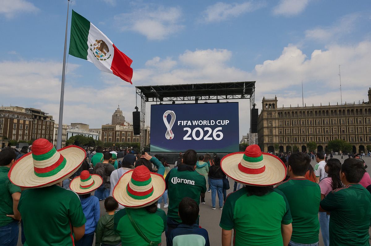 Habrá FIFA Fan Fest en el Zócalo de CDMX para el Mundial de 2026