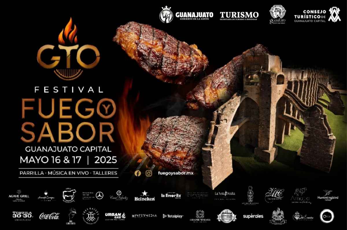 Fuego y Sabor 2025: asados, cocteles y música en una mina de Guanajuato