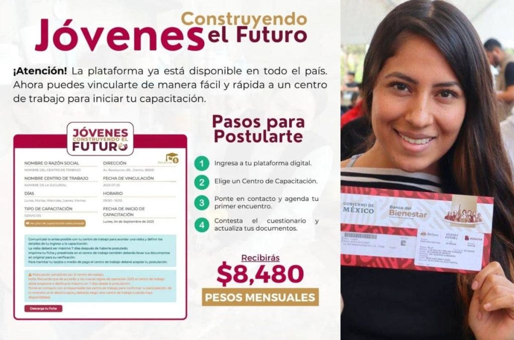 ¿Sin chamba ni escuela? Este plan gubernamental te puede dar $8,480 al mes 0