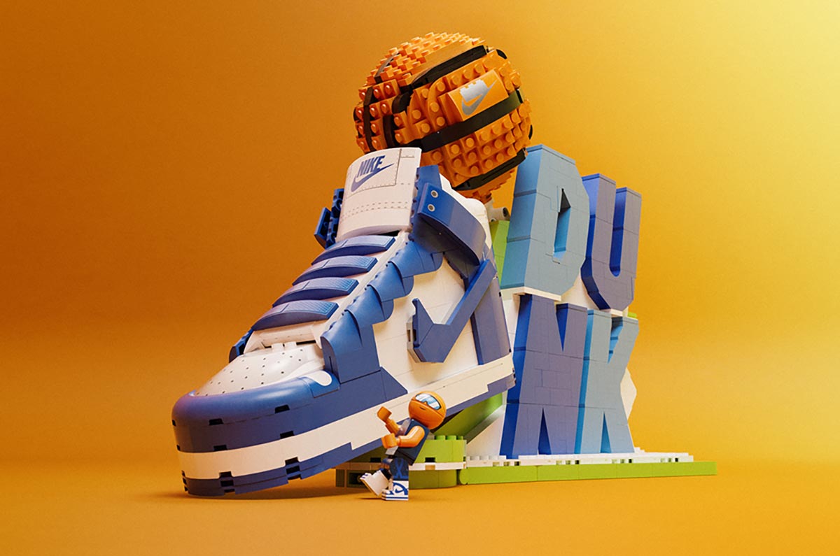 El sueño ha llegado: Construye sneakers de Nike con Lego