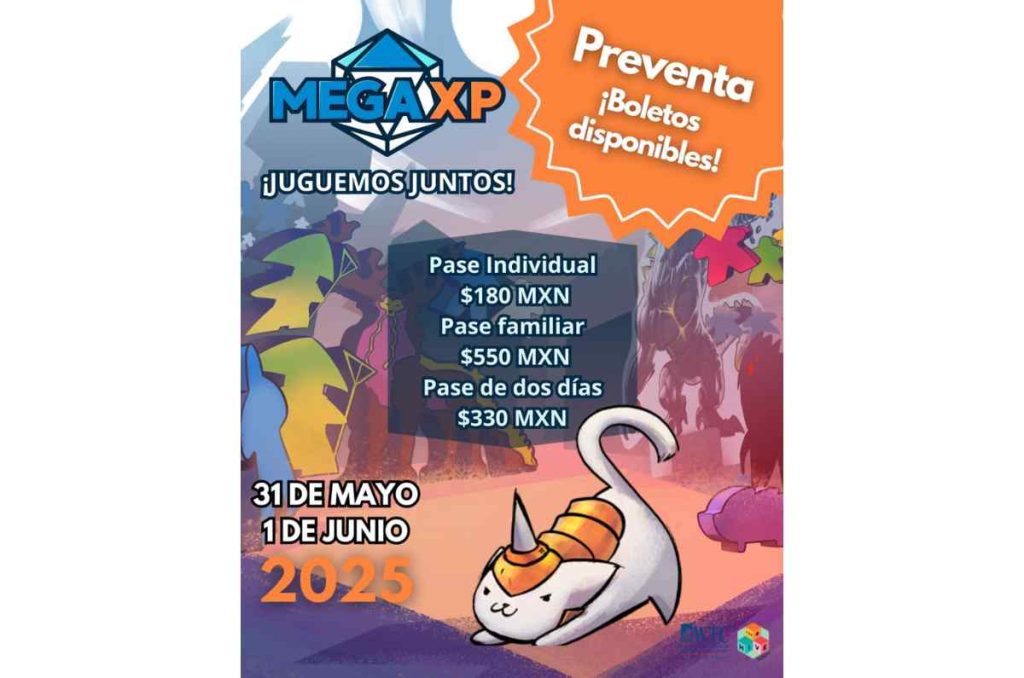 Mexico Game Experience 2025: convención de juegos de mesa en WTC