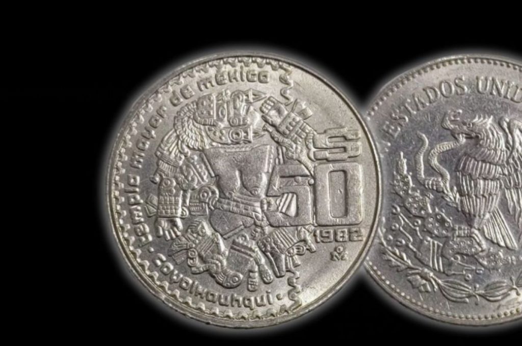 moneda de 50 pesos de 1982