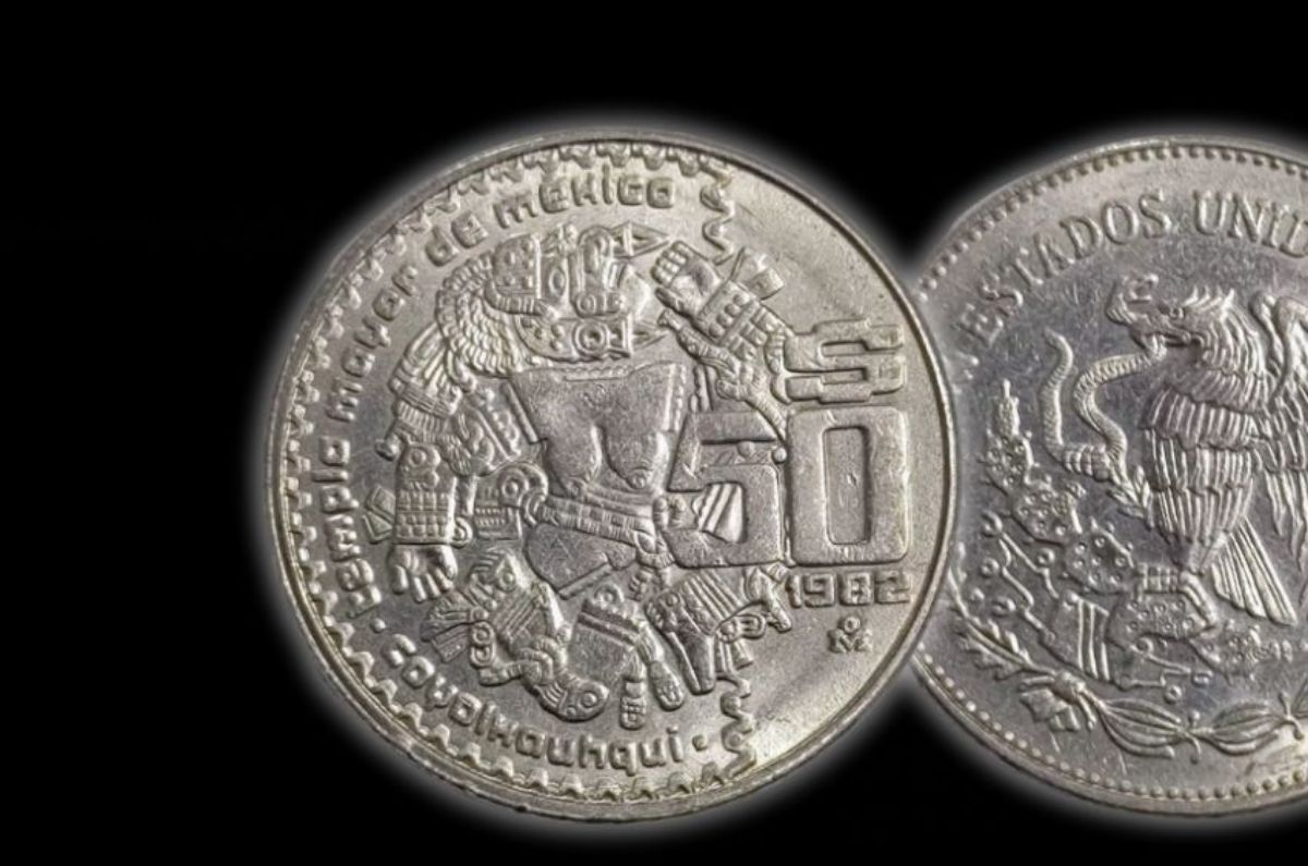 ¡Ojo! Esta moneda de 50 pesos de 1982 podría valer hasta 2 millones