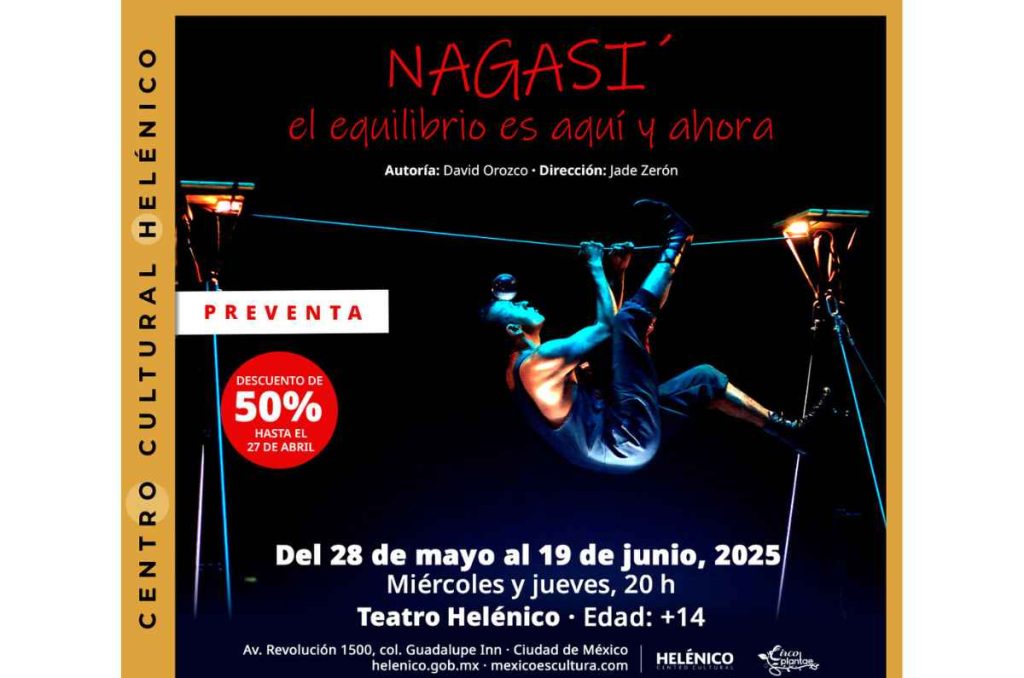NAGASI’ llega al Helénico: obra de teatro sobre equilibrio