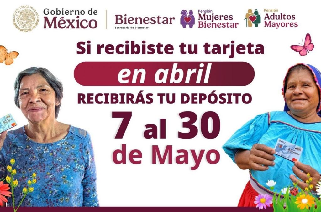 pensión del bienestar mayo 2025