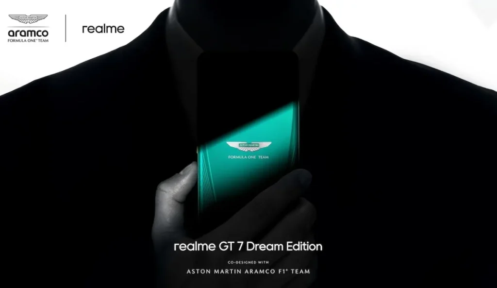 Velocidad, diseño y poder al estilo de realme, Aston Martin y F1 2