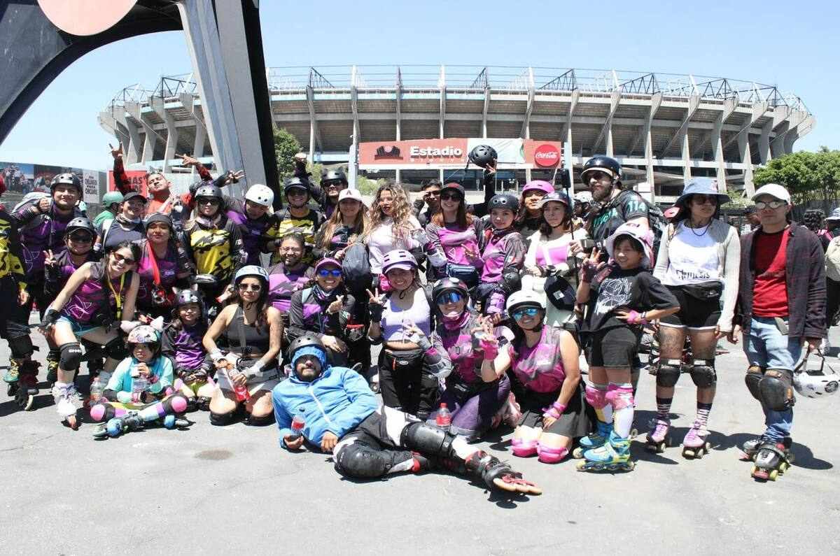 Rodada ciclista del estadio Azteca al Zócalo en CDMX