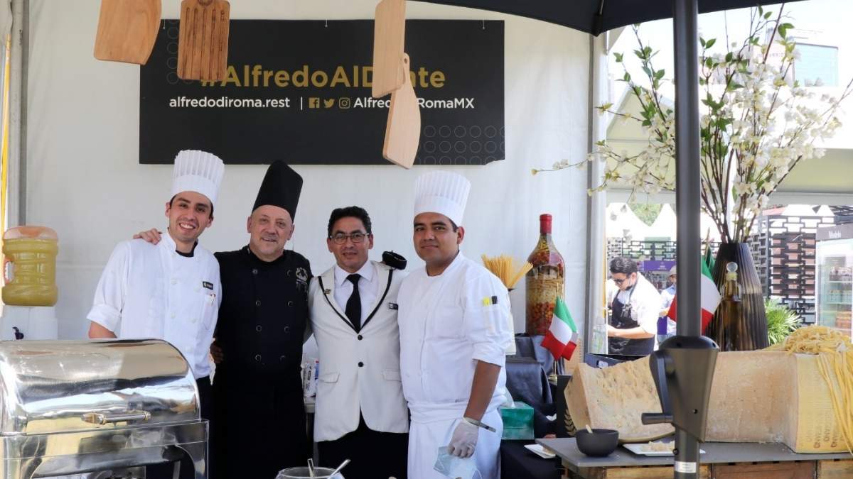 Alfredo Di Roma en Evento gastronomico