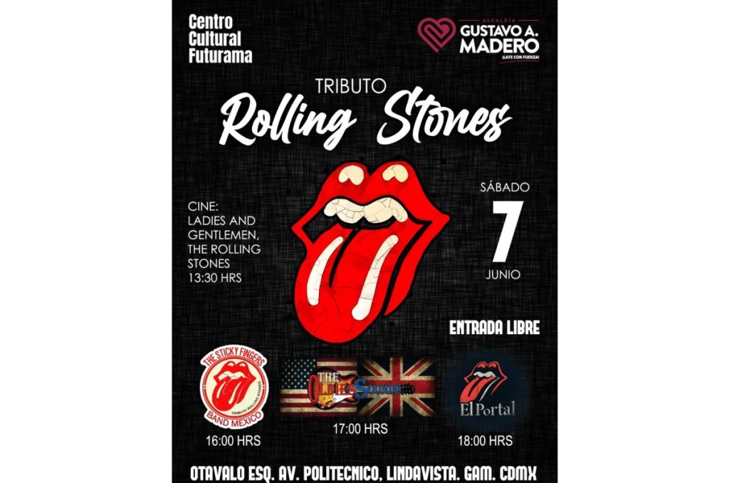 The Rolling Stones Fan Event conciertos gratis CDMX Futurama