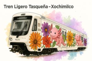 Tren El Ajolote: el nuevo nombre del Tren Ligero en CDMX