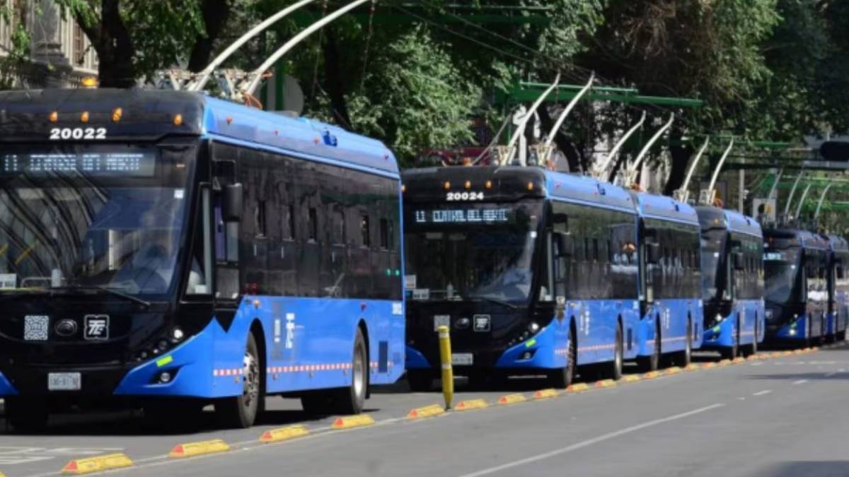 Ruta nueva del trolebús en el sur