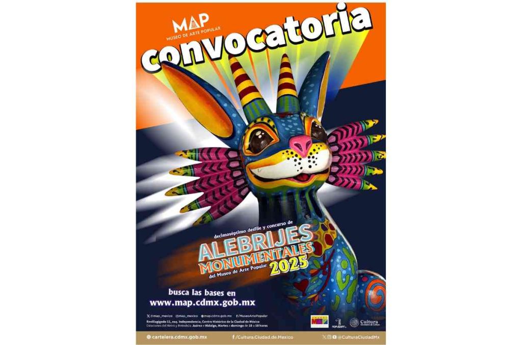 Prepárate para el 17° Desfile de Alebrijes Monumentales del Museo de Arte Popular