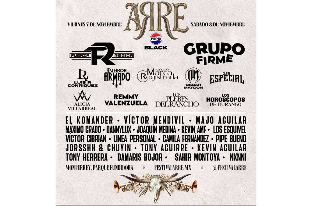 Arre 2025 festival cartel, abonos, boletos y precios