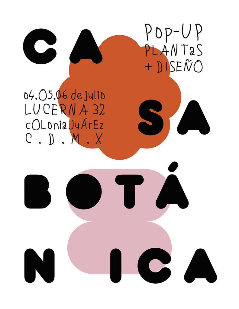 Casa Botánica vuelve a Lucerna 32 del 4 al 6 de julio con su séptima edición, ofreciendo venta de plantas, objetos botánicos y talleres