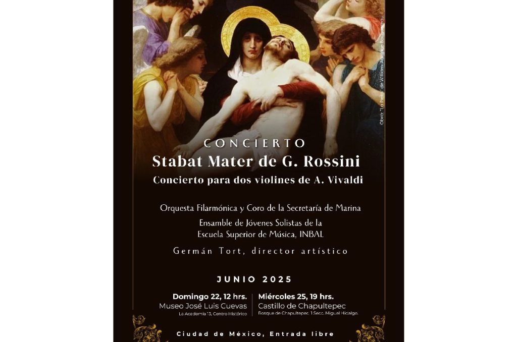 Castillo de Chapultepec concierto de violín Vivalid gratis CDMX