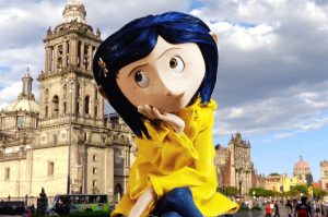 Coraline llega al Centro Histórico con fiesta temática ¡Pizza y cine!