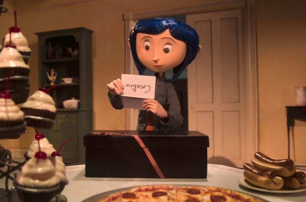 Coraline película fiesta centro histórico CDMX La Extraña Pizza