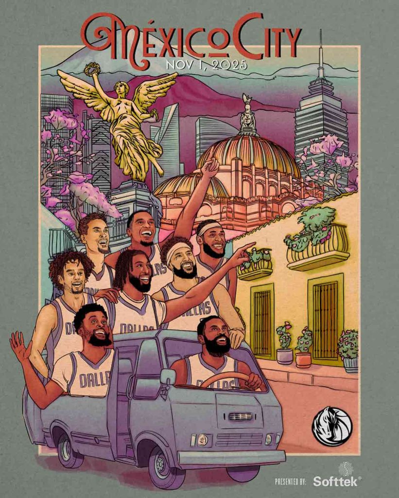 Dallas Mavericks y Detroit Pistons jugarán en CDMX el 1 de noviembre, en marco de la celebración de Día de Muertos.