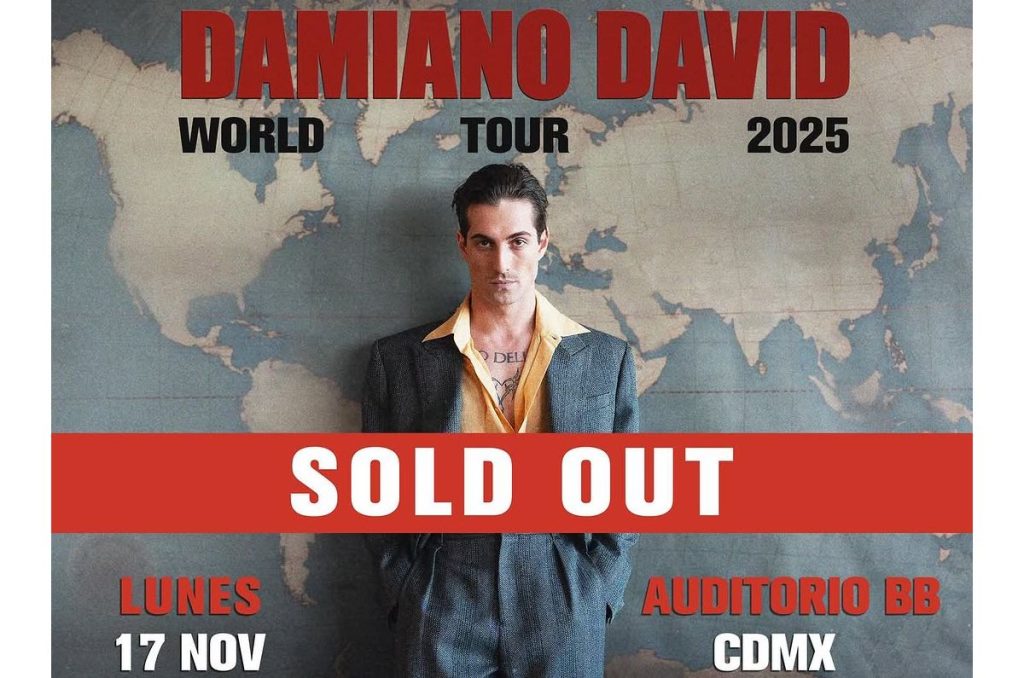 Damiano David México visita y concierto CDMX
