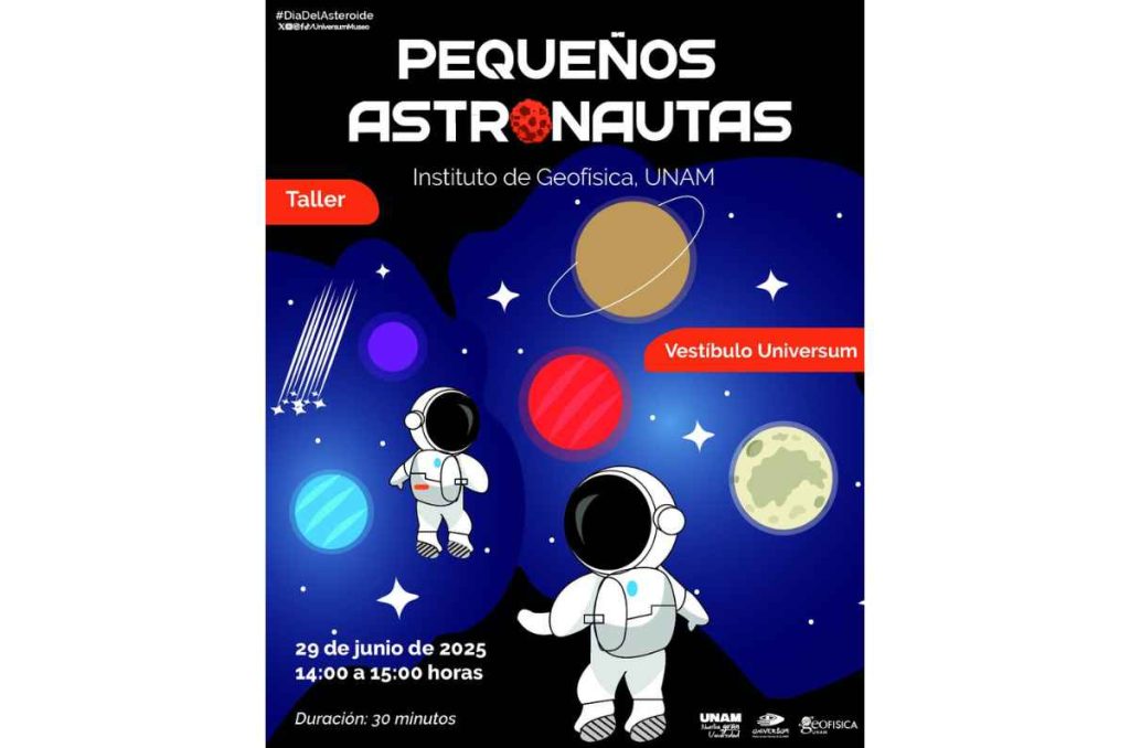 Celebra el Día del Asteroide en Universum con teatro, dinosaurios y talleres espaciales