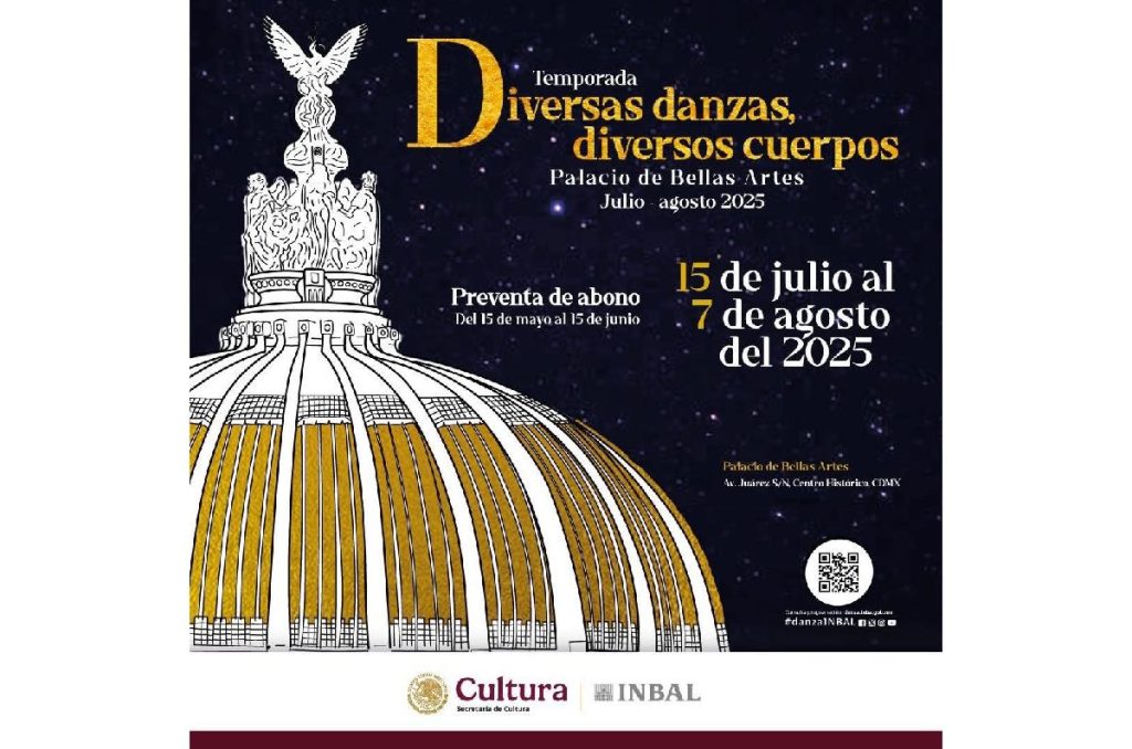 Palacio de Bellas Artes CDMX ciclo Diversas Danzas y diversos cuerpos boletos y precios