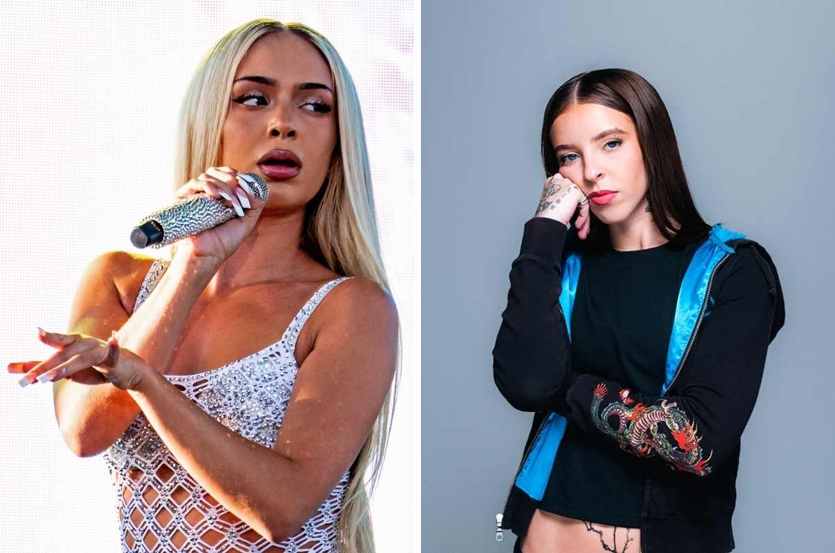 Bad Gyal y Young Miko en el Coca Cola Flow Fest 2025