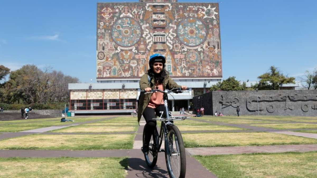 Estudiantes beneficiados con Ecobici en CU