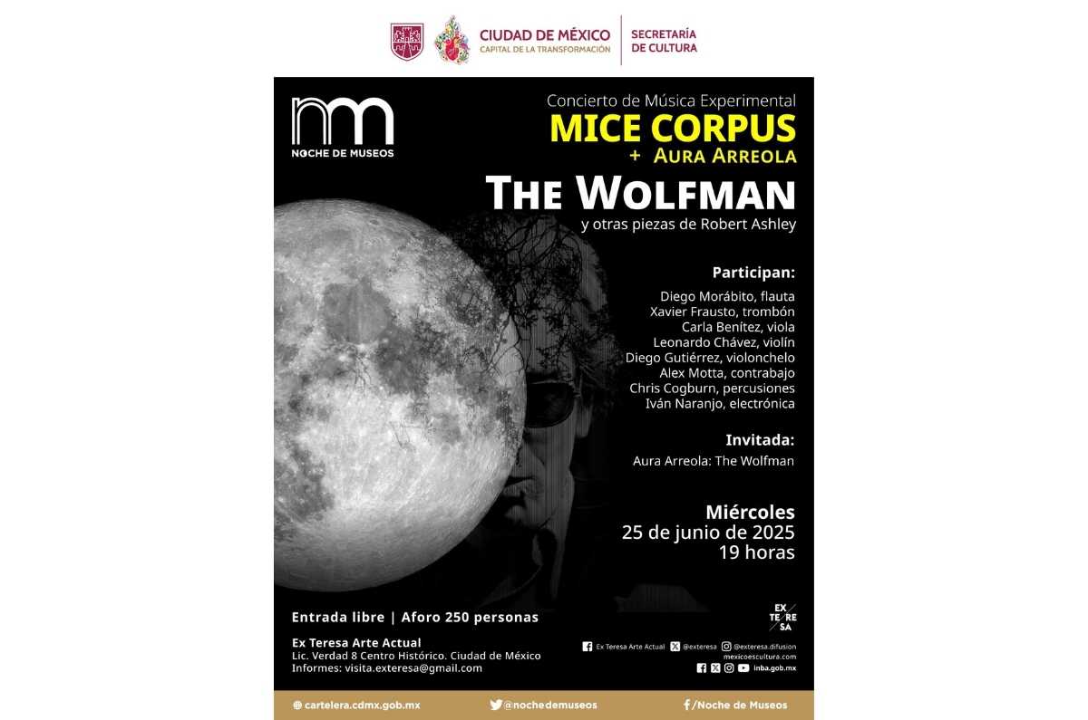“The Wolfman”: concierto de música experimental en Ex Teresa Arte Actual