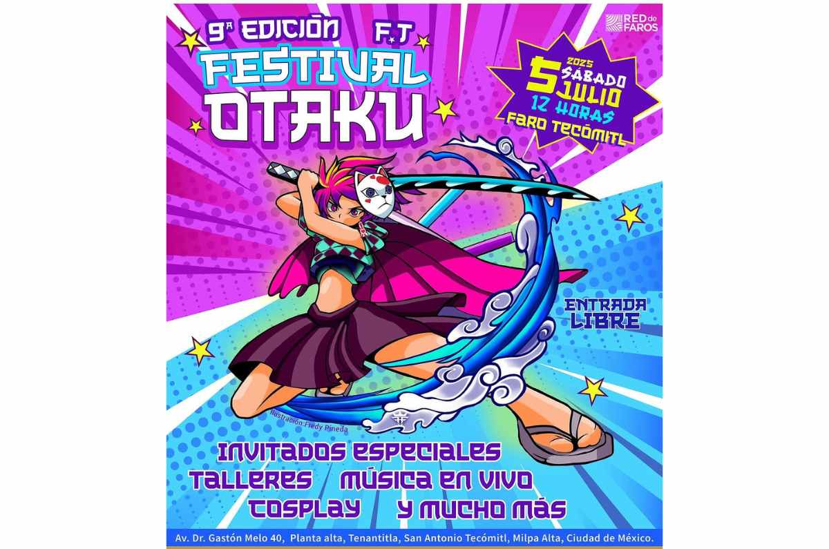 El Festival Otaku regresa a FARO Tecómitl: anime, cosplay y mucho más en su 9ª edición