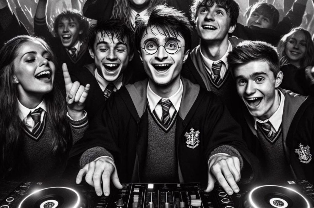 HARRY POTTER rave fiesta de música electrónica en Centro Histórico CDMX