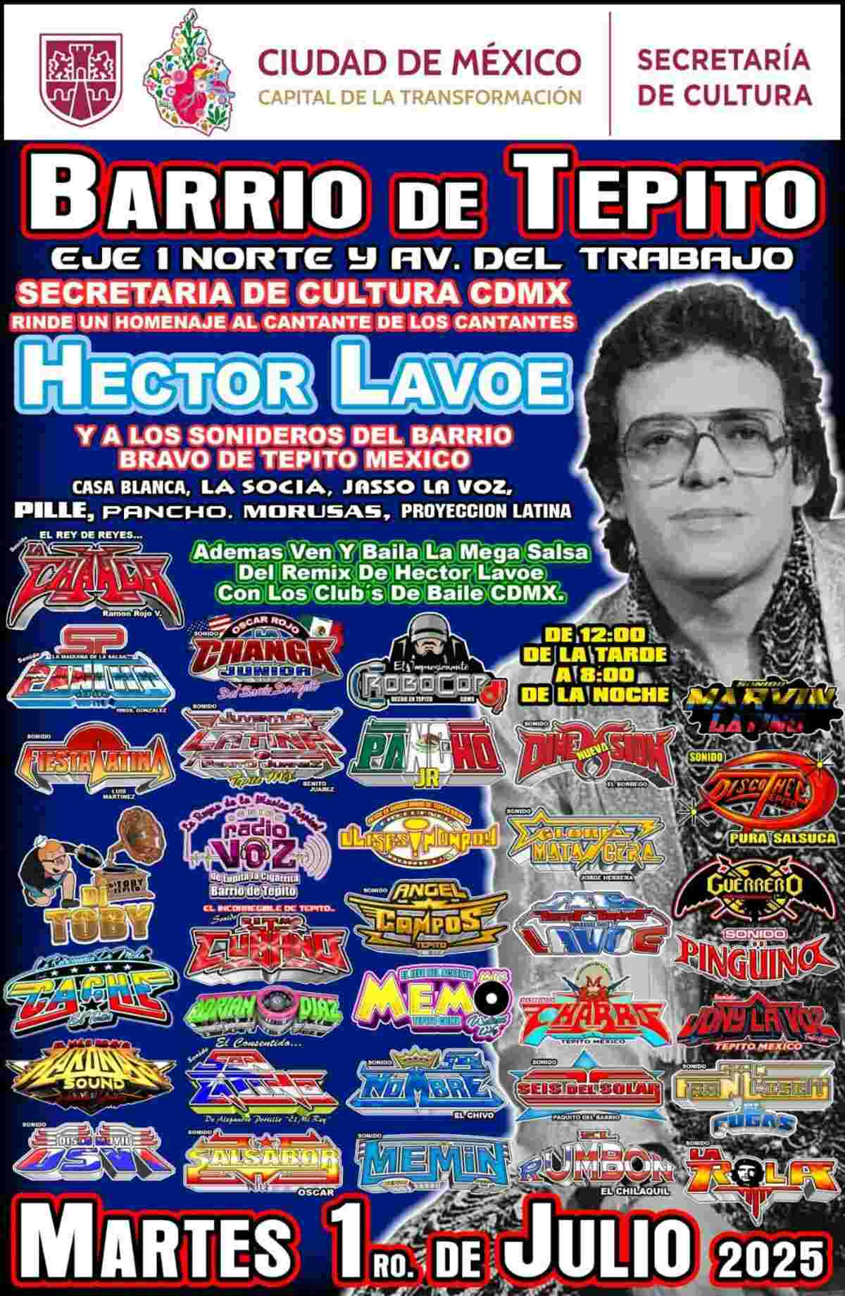 Homenaje a Héctor Lavoe en CDMX