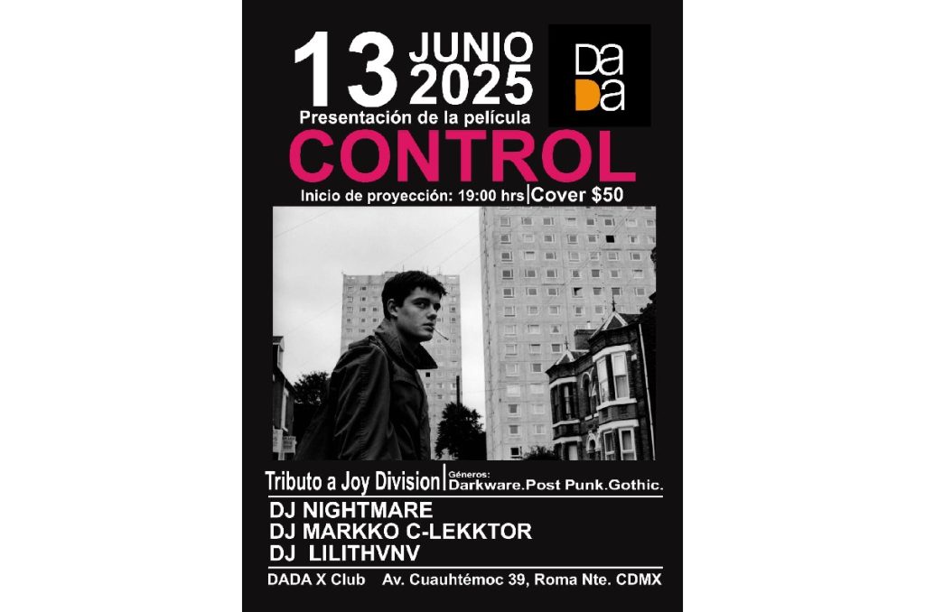 Joy Division película tributo show CDMX